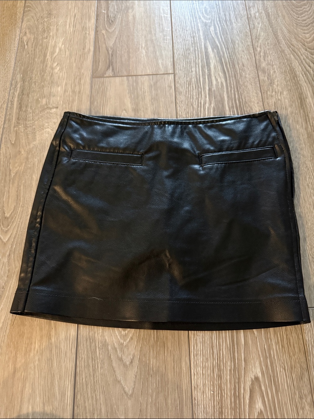 American Eagle Leather Mini Skort, Sz 00